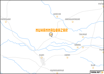 map of Muhammad Bāzār