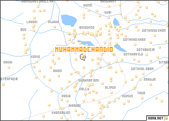 map of Muhammad Chāndio