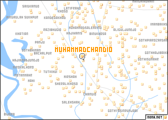 map of Muhammad Chāndio