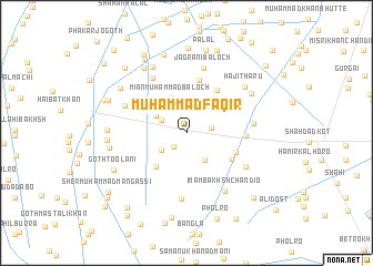 map of Muhammad Faqīr