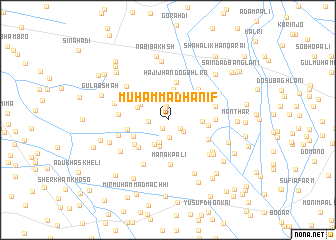 map of Muhammad Hanīf