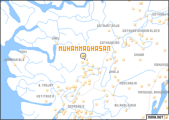 map of Muhammad Hasan