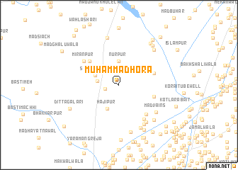 map of Muhammad Hora