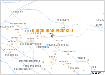 map of Muhammad Husain Kili