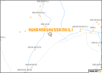 map of Muhammad Hussain Kili