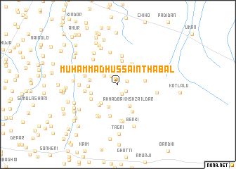 map of Muhammad Hussain Thabal