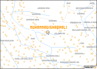 map of Muhammad Ishāq Pali