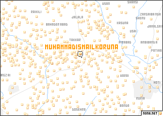 map of Muhammad Ismāīl Korūna