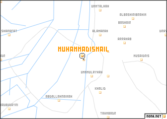 map of Muḩammad Ismā‘īl