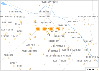 map of Muḩammadīyah