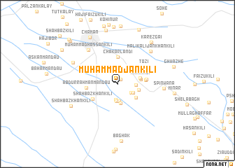 map of Muhammad Jān Kili
