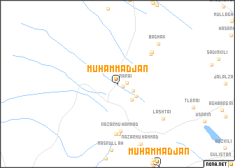 map of Muhammad Jān