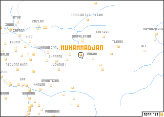 map of Muhammad Jān