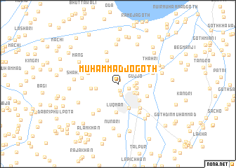 map of Muhammad jo Goth