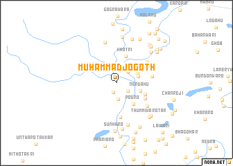 map of Muhammad jo Goth