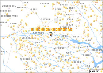 map of Muhammad Khān Bānda