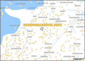 map of Muhammad Khān Kalhora