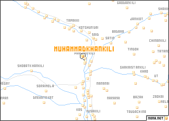 map of Muhammad Khān Kili