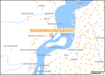 map of Muhammad Khān Sammūn