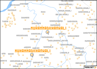 map of Muhammad Khānwāli