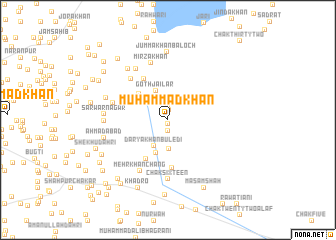 map of Muhammad Khān