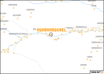 map of Muhammad Khel