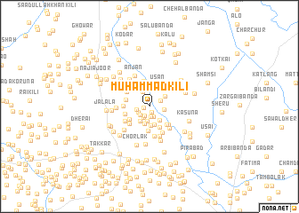 map of Muhammad Kili