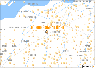 map of Muhammad Kolāchi