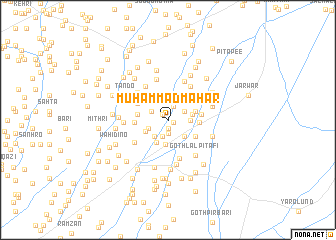 map of Muhammad Mahar