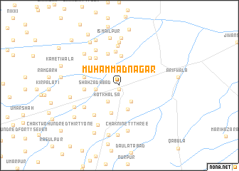 map of Muhammad Nagar