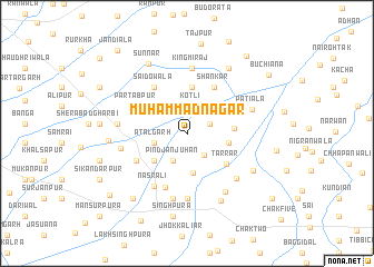 map of Muhammadnagar