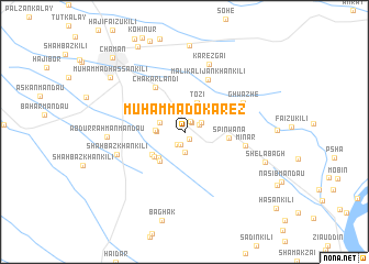 map of Muhammado Kārez