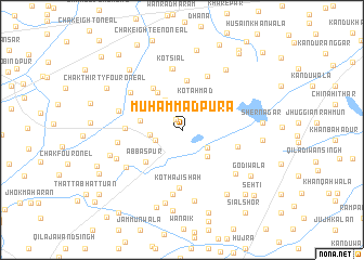 map of Muhammadpura