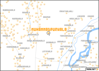 map of Muhammadpurwāla