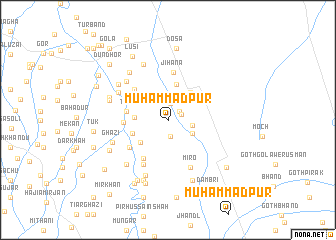 map of Muhammadpur