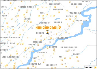 map of Muhammadpur