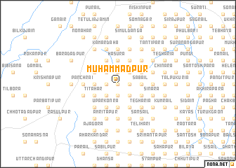 map of Muhammadpur