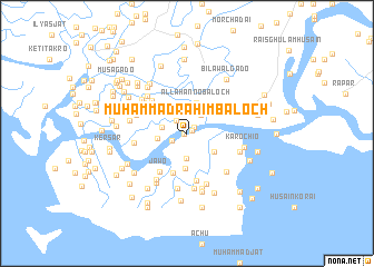 map of Muhammad Rahīm Baloch