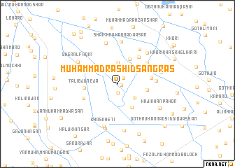 map of Muhammad Rashīd Sangrās