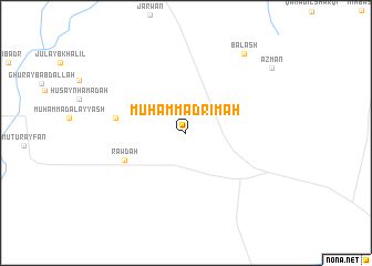 map of Muḩammad Rimāḩ