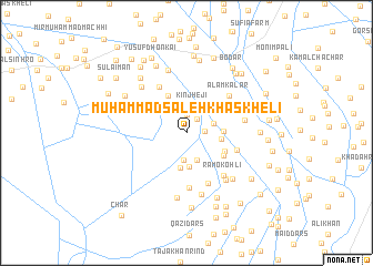 map of Muhammad Sāleh Khāskheli