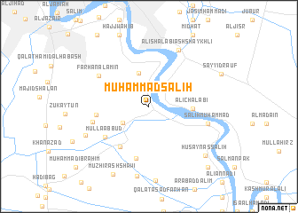 map of Muḩammad Şāliḩ