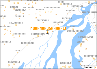 map of Muhammad Shāhwāli