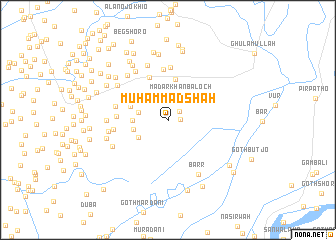 map of Muhammad Shāh