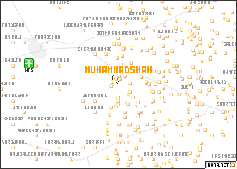 map of Muhammad Shāh