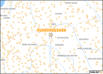 map of Muhammad Shāh