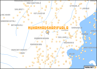 map of Muhammad Sharifwāla
