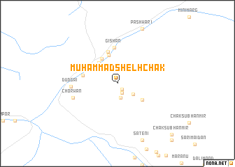 map of Muhammad Shelh Chak