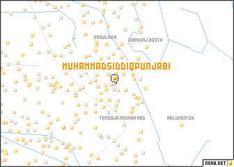 map of Muhammad Siddīq Punjābi