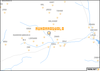 map of Muhammadwāla